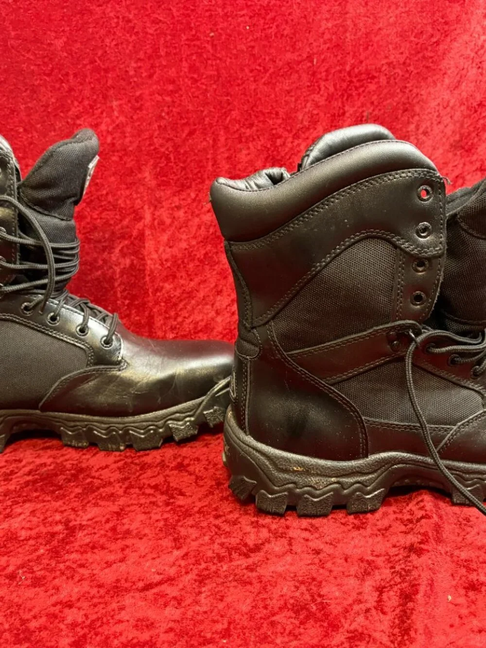 Rocky Men's size 13 Alphaforce Black Waterproof Service Boot 8